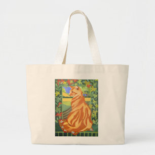 Cat 1 2014 large tote bag