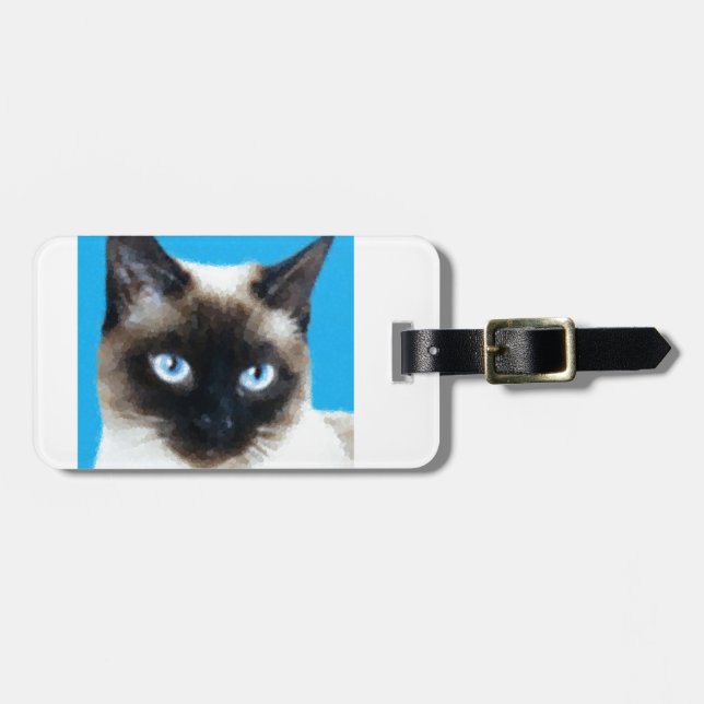 Cat 1 luggage tag (Front Horizontal)