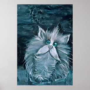 Cat 1 - Staring at you Canvas Print