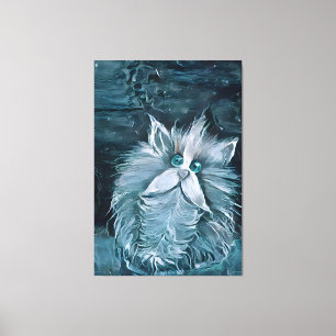 Cat 1 - Staring at you Canvas Print