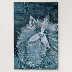 Cat 1 - Staring at you  Jigsaw Puzzle