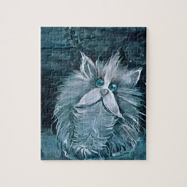 Cat 1 - Staring at you  Jigsaw Puzzle (Vertical)