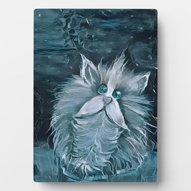 Cat 1 - Staring at you  Plaque (Front)