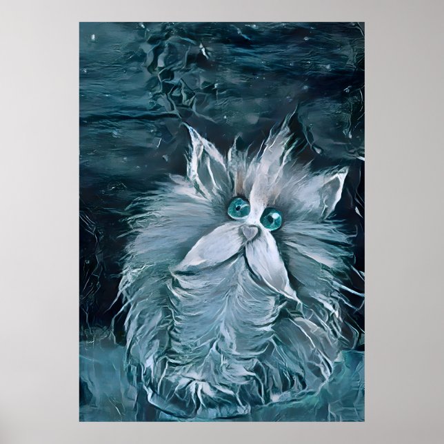 Cat 1 - Staring at you Poster (Front)