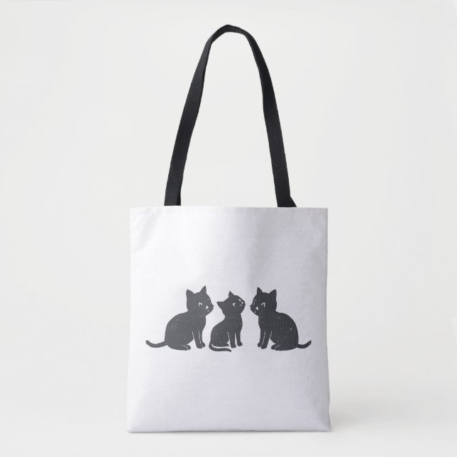 Cat (1) tote bag (Front)