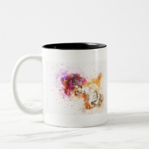 Cat 1 Two-Tone coffee mug
