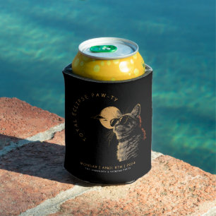 Cat 2024 Total Solar Eclipse Viewing Party Invi Can Cooler