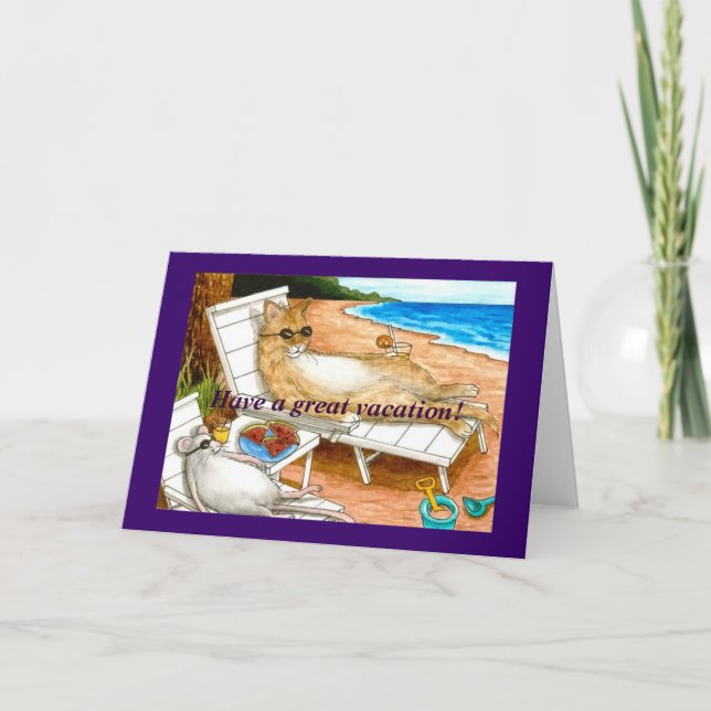 Cat 374 Note Card (Front)