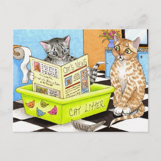 cat 464 postcard (Front)