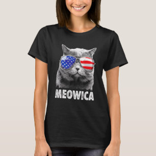 Cat 4th Of July Meowica Merica Men Usa American F T-Shirt