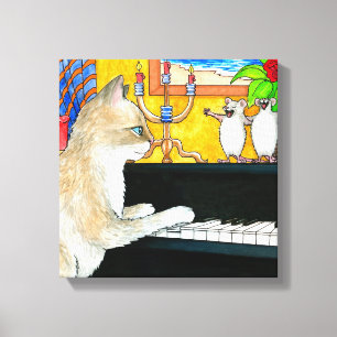 cat 506 canvas print