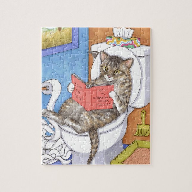 Cat 535 jigsaw puzzle (Vertical)