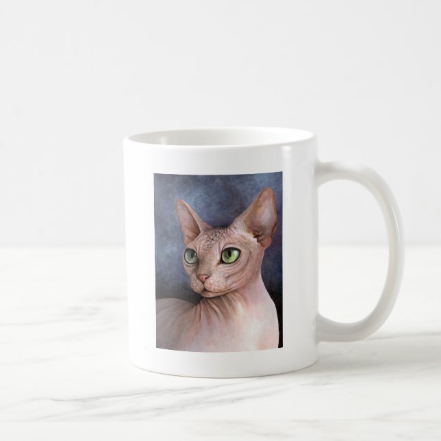 Cat 578 Sphynx Coffee Mug (Right)