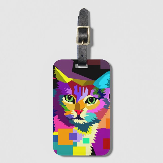 cat 656 luggage tag (Front Vertical)