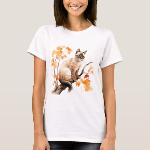 Cat 6 in Fall T-Shirt