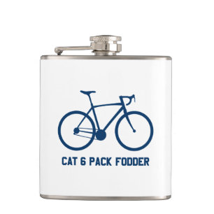 CAT 6 Pack Fodder Hip Flask