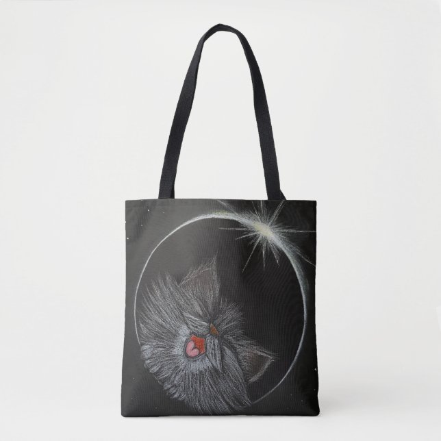 Cat 6 - Solar eclipse  Tote Bag (Front)
