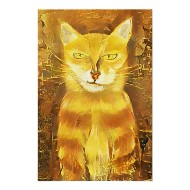 Cat 8 - The Golden Slick Poster (Front)