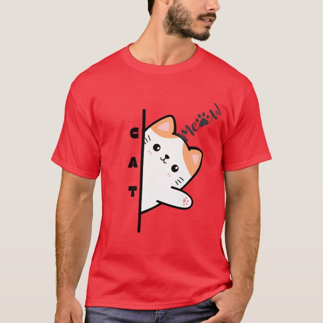  Cat A perfect Gift For Cat Lovers  T-Shirt (Front)