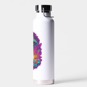 Cat Abduction Squad � Funny Alien Kitty Sci-Fi Water Bottle