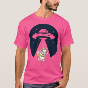 Cat Abduction Ufo Alien T-Shirt