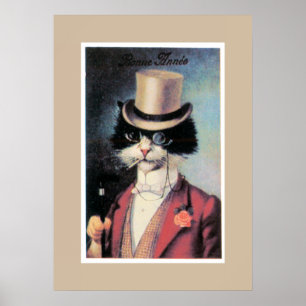 Cat About Town Poster