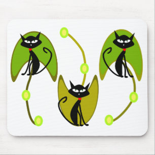 CAT ABSTRACT mousepad