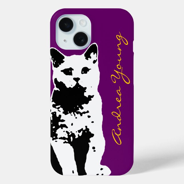 cat add your name Case-Mate iPhone case (Back)