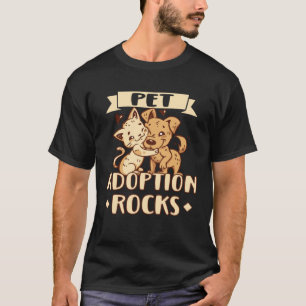 Cat Adoption Animal Rescue Animal Rights Rescue T-Shirt