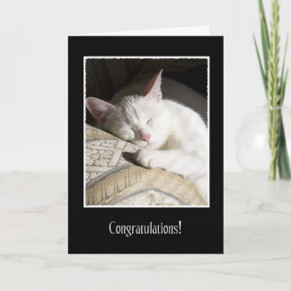 Cat Adoption Congrats Card