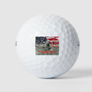 Cat Adopts Veteran for Lifelong Friend Golf Balls