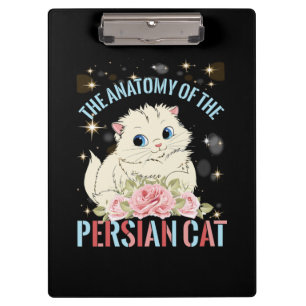 cat aesthetic,The Anatomy Of The Persian Cat Clipboard