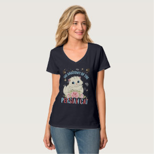 cat aesthetic,The Anatomy Of The Persian Cat T-Shirt