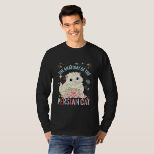 cat aesthetic,The Anatomy Of The Persian Cat T-Shirt