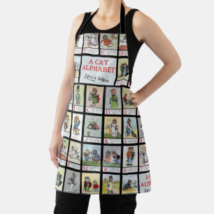 Cat Alphabet, Louis Wain Apron