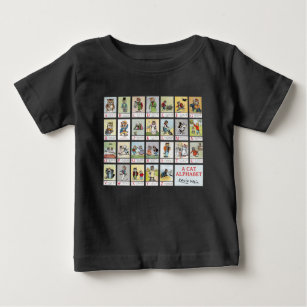 Cat Alphabet, Louis Wain Baby T-Shirt