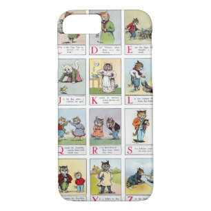 Cat Alphabet, Louis Wain iPhone 8/7 Case