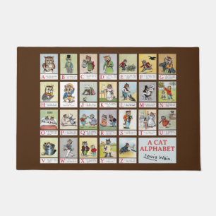 Cat Alphabet, Louis Wain Doormat