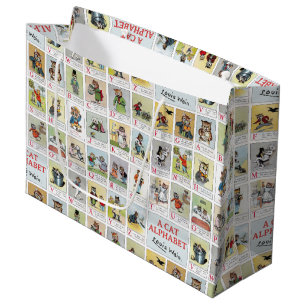 Cat Alphabet, Louis Wain Large Gift Bag