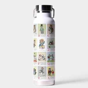 Cat Alphabet, Louis Wain Water Bottle
