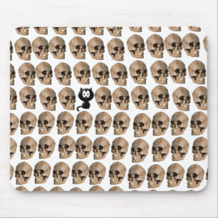 Cat Amongst The Skulls Mouse Mat