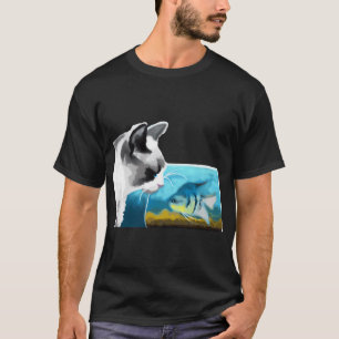 Cat and Angelfish T-Shirt