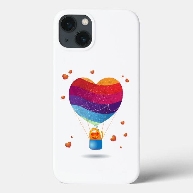 Cat and Ballon of Love  Case-Mate iPhone Case (Back)