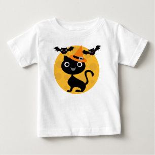 Cat and Bats Halloween T-shirts and Gifts