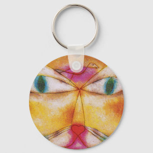 Cat and Bird - Abstract Art - Paul Klee Key Ring