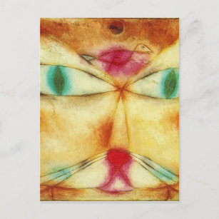 Cat and Bird by Paul Klee Postcard