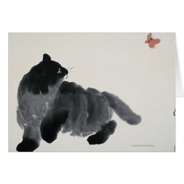 Cat and Butterfly (Front Horizontal)