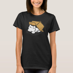 Cat And Cardboard Happy Cat In A Box Pet T-Shirt