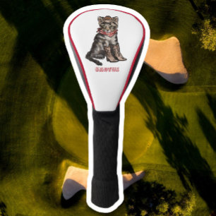 cat and cowboy golf head cover 