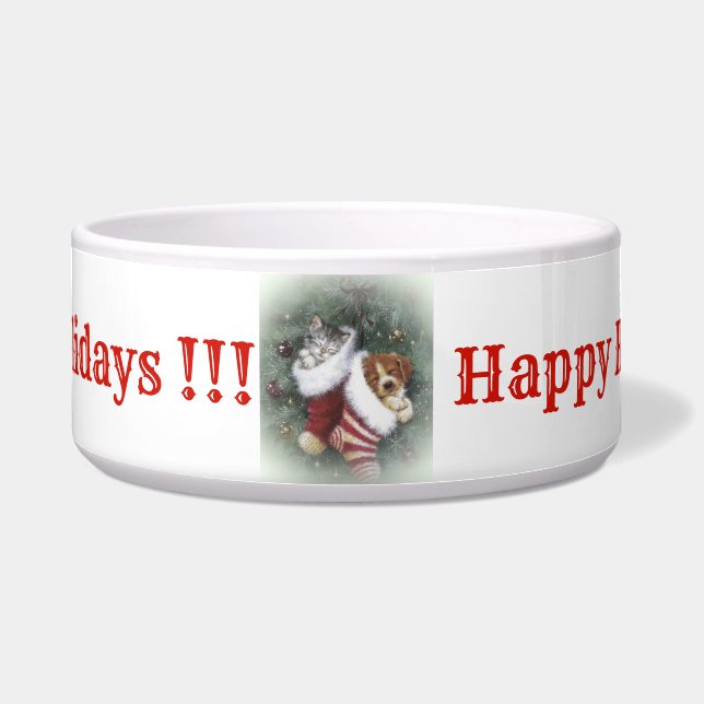 Cat and Dog Bowl (Front)